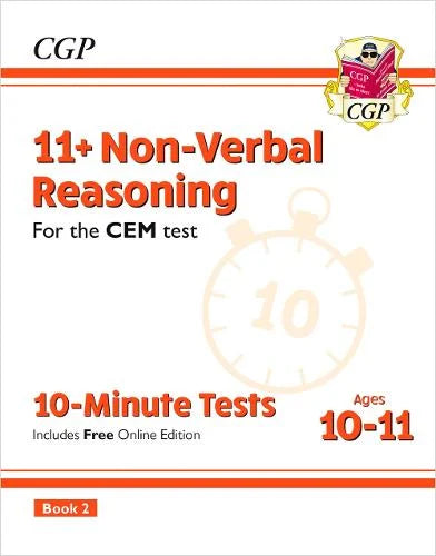 CGP 11+ NON-VERBAL REASONING CEM TEST 10-MINUTE TESTS BOOK 1&2