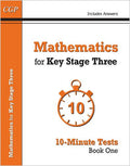 CGP MATHEMATICS KEY STAGE THREE 10-MINUTE TESTS BOOK ONE