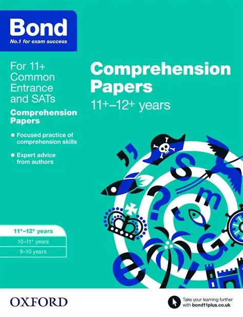 BOND 11+ ENGLISH COMPREHENSION PAPERS AGES 11-12+