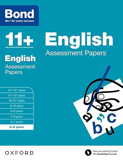 BOND 11+ ENGLISH ASSESSMENT PAPERS AGES 5-6