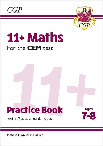 CGP 11+ MATHS CEM TEST PRACTICE BOOK AGES 7-8
