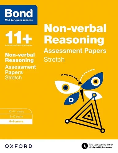 BOND 11+ NON-VERBAL REASONING ASSESSMENT PAPERS STRETCH AGES 8-9