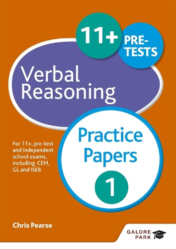 11+ PRE-TESTS VERBAL REASONING PRACTICE PAPERS 1