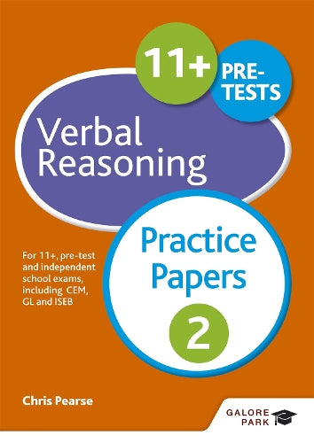 11+ PRE-TESTS VERBAL REASONING PRACTICE PAPERS 2
