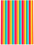 WRAPPING PAPER: COLOURFUL STRIPES GIFT WRAP