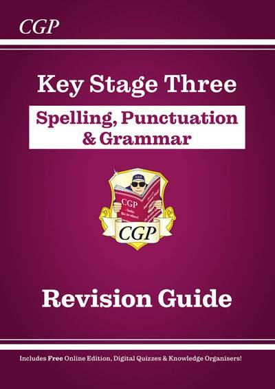 CGP KEY STAGE THREE SPELLILING, PUNCTUATION & GRAMMAR REVISION GUIDE BUNDLE