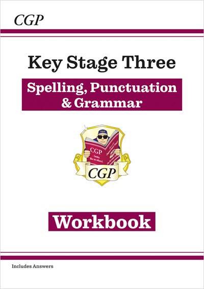 CGP KEY STAGE THREE SPELLILING, PUNCTUATION & GRAMMAR REVISION GUIDE BUNDLE