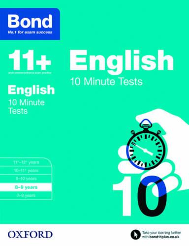 BOND11+ ENGLISH 10 MINUTE TEST AGES 8-9