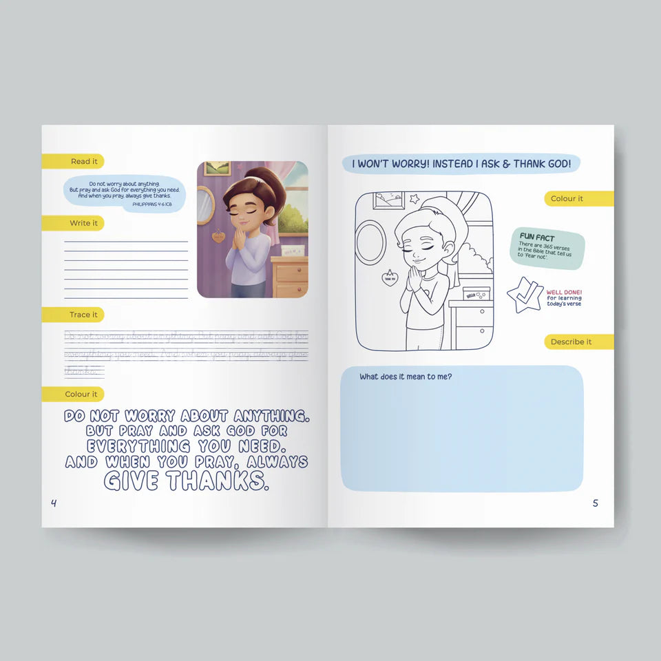 EVERYDAY BIBLE VERSE FOR LITTLE ONES: ACTIVITY BOOK