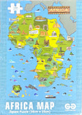 AFRICA MAP JIGSAW PUZZLE 100 PIECES