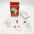 AFRICA COUNTRIES & CAPITALS FLASHCARDS: 54 CARDS