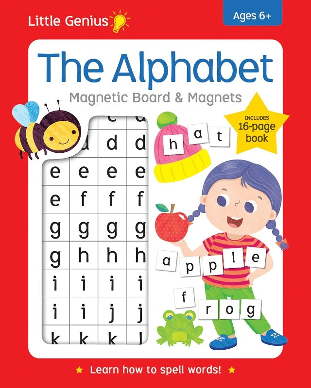 LITTLE GENIUS: THE ALPHABET MAGNETIC BOARD & MAGNETS