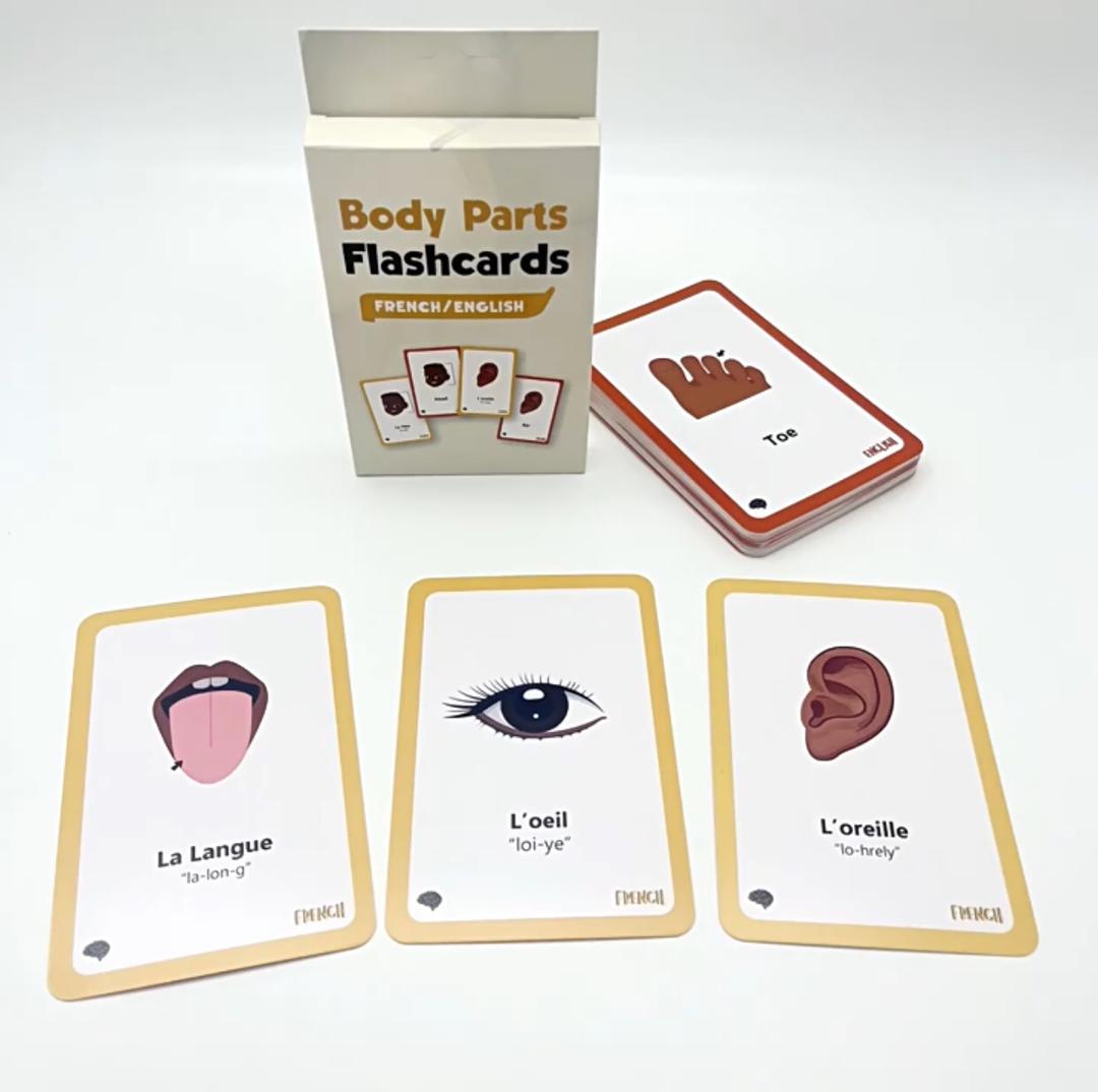 BODY PARTS FLASCARDS: HAUSA/ ENGLISH