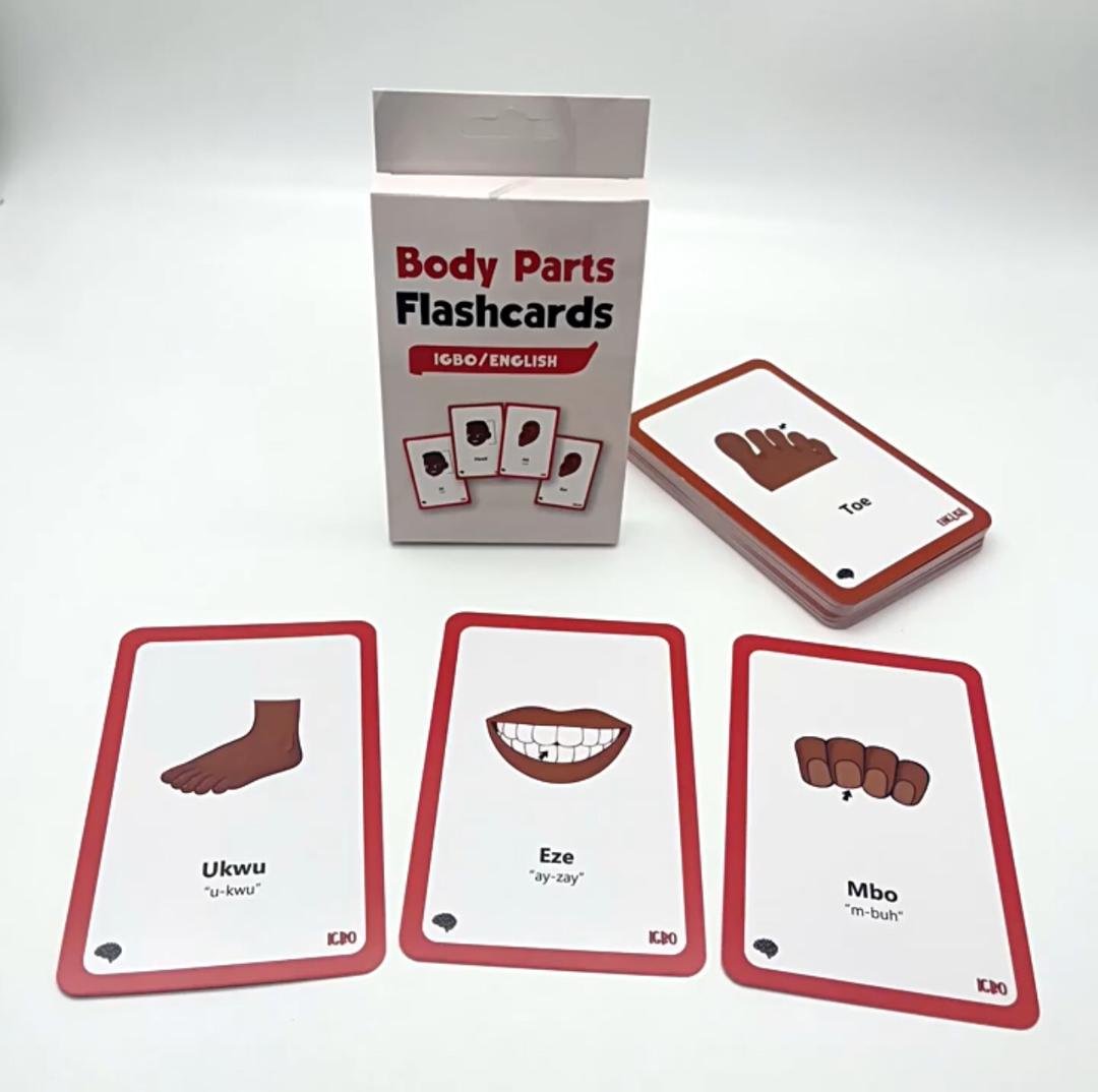 BODY PARTS FLASHCARDS IGBO/ ENGLISH