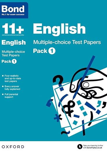 BOND 11+ ENGLISH MULTIPLE-CHOICE TEST PAPERS PACK 1