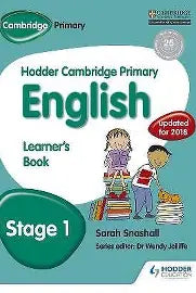 HODDER CAMBRIDGE PRIMARY: ENGLISH LEARNER'S BOOK STAGE 1