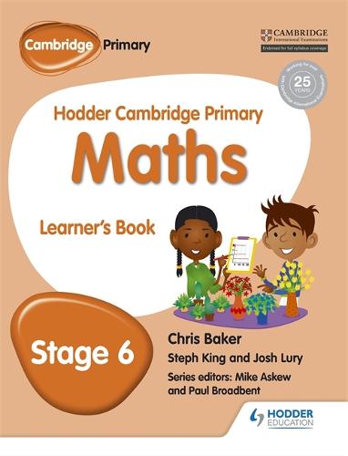 HODDER CAMBRIDGE PRIMARY: MATHS LEARNER'S BOOK STAGE 6