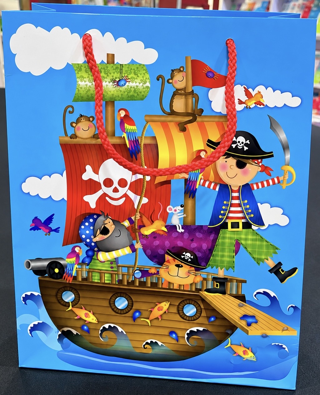 GIFTMAKER KIDS PIRATES BAG MEDUIM