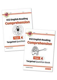 CGP KS2 ENGLISH YEAR 4 READING COMPREHENSION TARGETED QUESTION BOOK 1 & 2 [WITH ANSWER]
