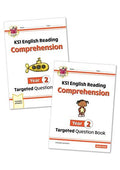 CGP KS1 ENGLISH YEAR 2 READING COMPREHENSION TARGETED QUESTION BOOK 1 & 2