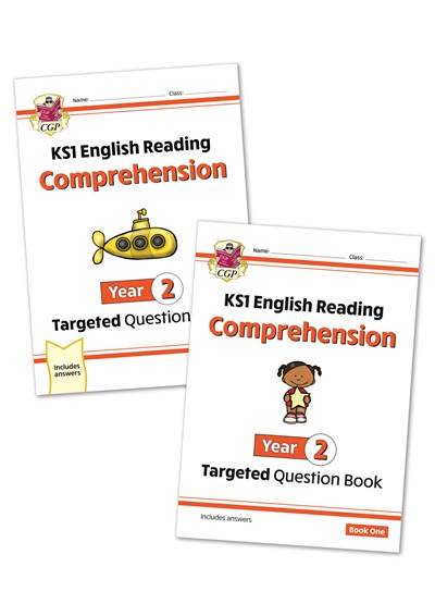 CGP KS1 ENGLISH YEAR 2 READING COMPREHENSION TARGETED QUESTION BOOK 1 & 2
