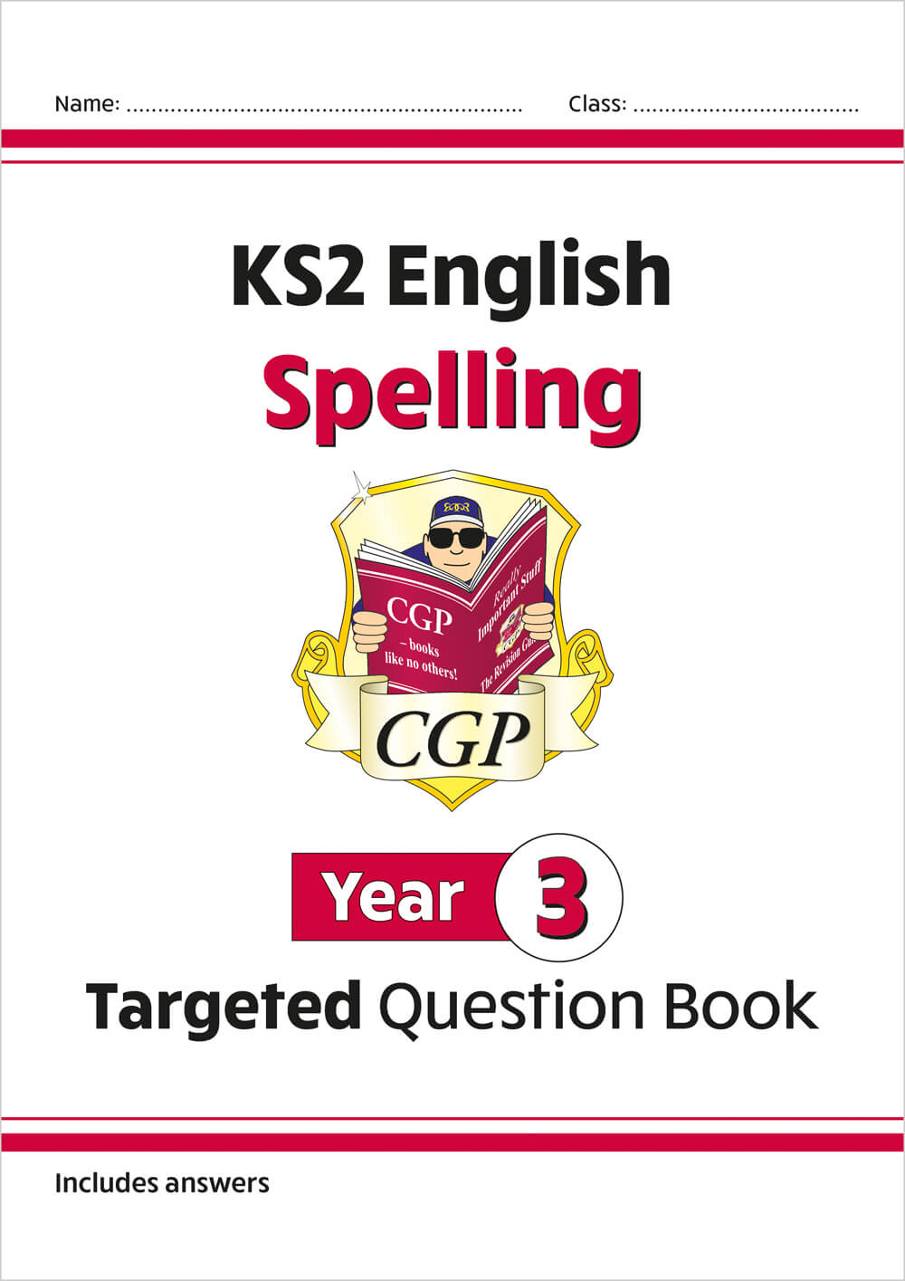 CGP KS2 ENGLISH SPELLING YEAR 3 TARGETED QUESTION BOOK