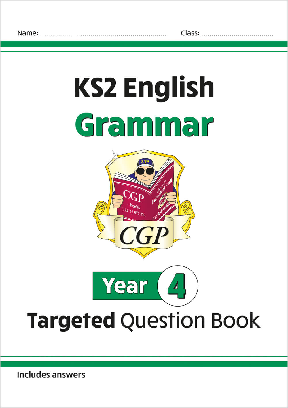 CGP KS2 ENGLISH GRAMMAR YEAR 4 TARGETED QUESTION BOOK