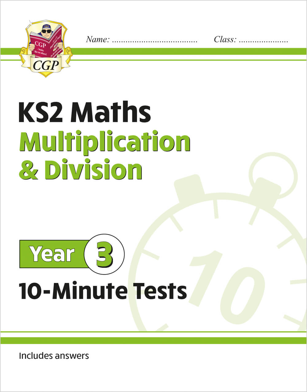 CGP KS1 MATHS MULTIPLICATION & DIVISION YEAR 3 10-MINUTES TESTS