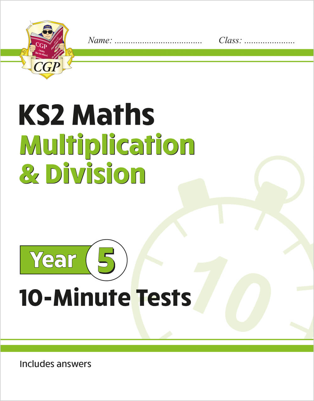 CGP KS1 MATHS MULTIPLICATION & DIVISION YEAR 5 10-MINUTES TESTS