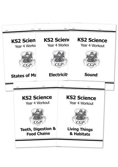 CGP KS 2 SCIENCE YEAR 4 WORKOUT: BUNDLE