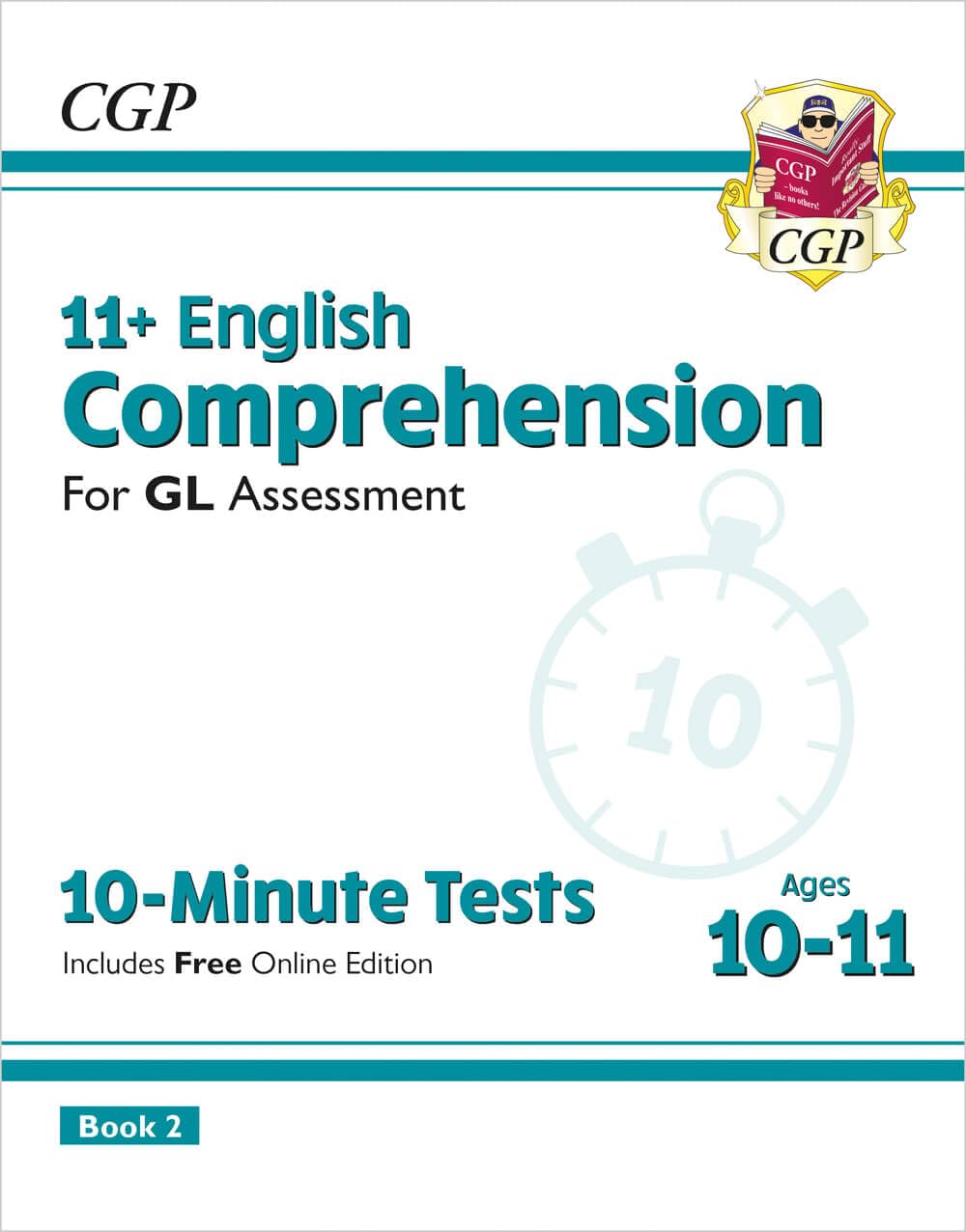 CGP 11+ ENGLISH COMPREHENSION FOR GL ASSESSMENT 10-MINUTE TESTS AGS 10-11 BOOK 1 & 2