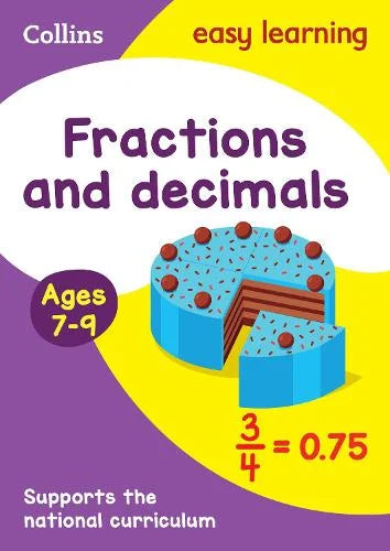 COLLINS FRACTIONS AND DECIMALS AGES 7 - 9