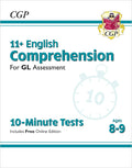 CGP 11+ ENGLISH COMPREHENSION FOR GL ASSESSMENT 10 MINUTE TESTS 8-9