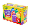 CRAYOLA WASHABLE PROJECT PAINT CLASSIC 6 COLORS