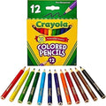CRAYOLA HALF-LENGTH COLOURED PENCILS