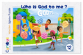 WHO IS GOD TO ME : WOODEN JIGSAW  PUZZLE 12 PIECES