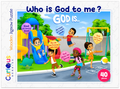 WHO IS GOD TO ME? GOD IS : WOODEN JIGSAW PUZZLE 40 PIECES