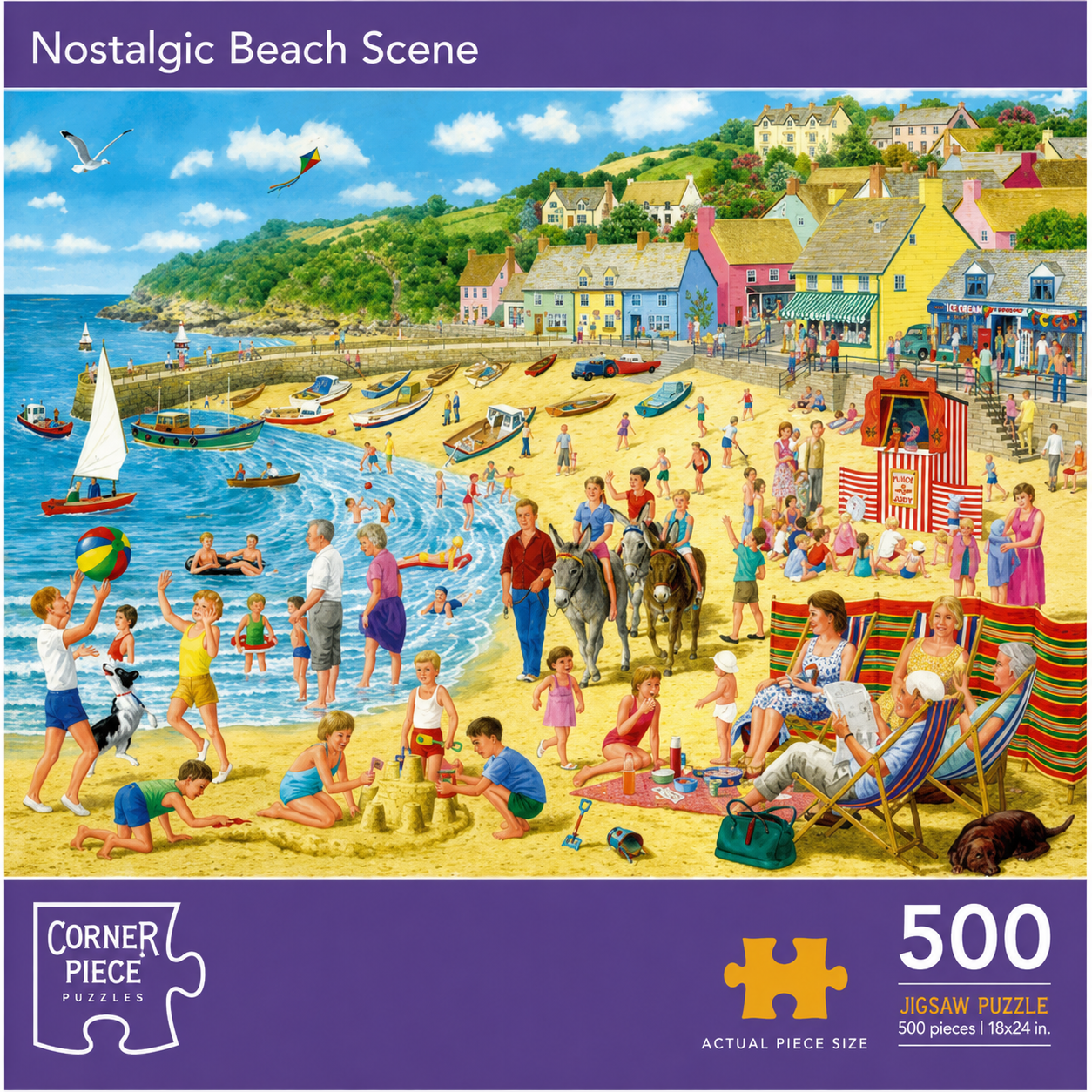 NOSTALGIC BEACH SCENE