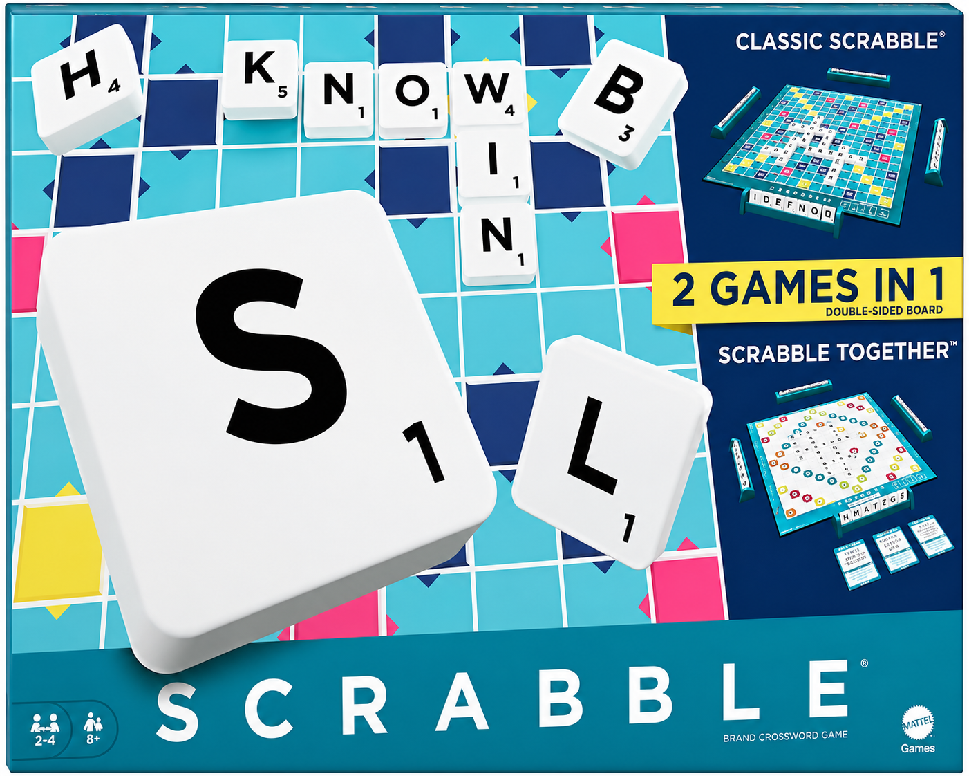 SCRABBLE 2 GAMES IN 1