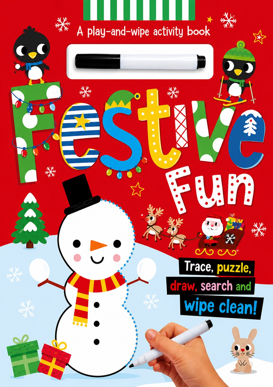 FESTIVE FUN A PLAY AND WIPE ACTIVITY BOOK