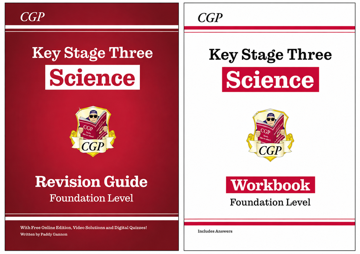 CGP KEY STAGE THREE SCIEENCE REVISION GUIDE FOUNDATION LEVEL