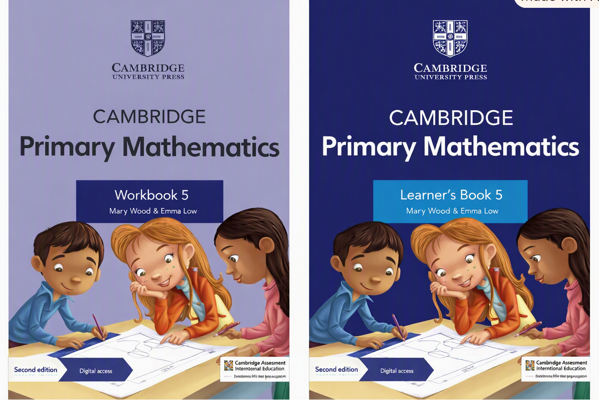 CAMBRIDGE PRIMARY MATHEMATICS LEARNER'S BOOK AND WORKBOOK 5