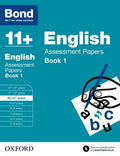 BOND 11+ ENGLISH ASSESSMENT PAPERS AGES 10-11+ BOOK 1