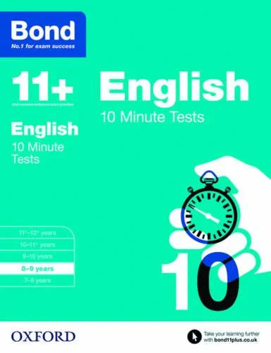 BOND 11+ ENGLISH 10-MINUTE TESTS AGES 8-9