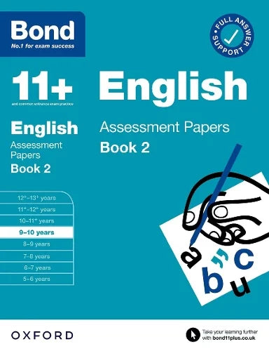 BOND 11+ ENGLISH ASSESSMENT PAPERS AGES 9-10 BOOK 2