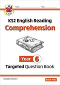 CGP KS2 ENGLISH YEAR 6 READING COMPREHENSION TARGETED QUESTION BOOK 1 & 2 [WITH ANSWER]