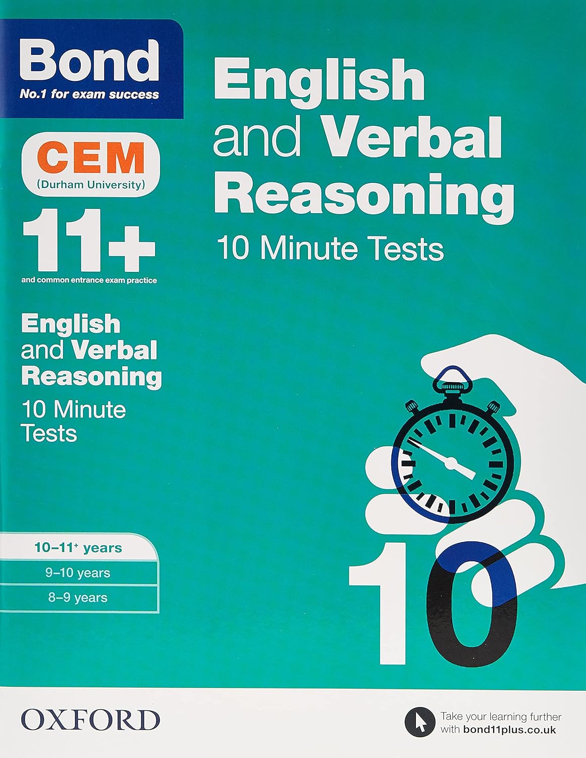 BOND 11+ CEM ENGLISH AND VERBAL REASONING 10-MINUTE TESTS AGES 10-11