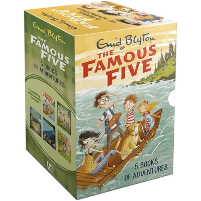 ENID BLYTON THE FAMOUS FIVE: 5 BOOKS OF ADVENTURES