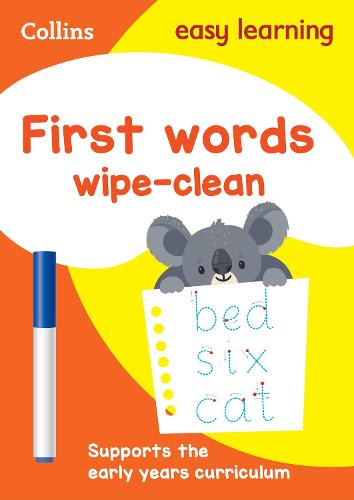 COLLINS EASY FIRST WORDS WIPE-CLEAN