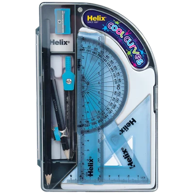 HELIX COOL CURVES MATHS SET : ASSORTED